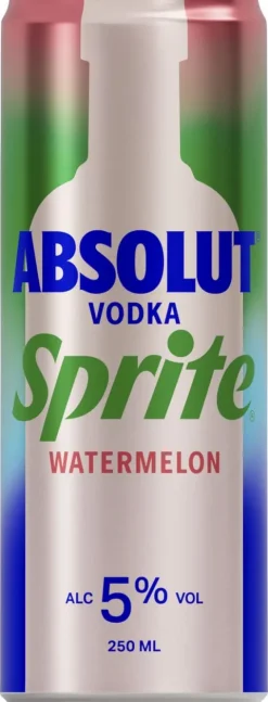 Absolut Vodka and Sprite Watermelon