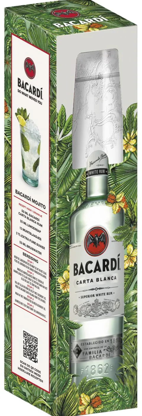 Bacardí Carta Blanca met glas