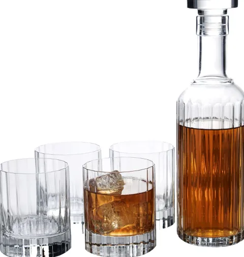 Bach Whiskyset - Karaf + 4 Tumblers