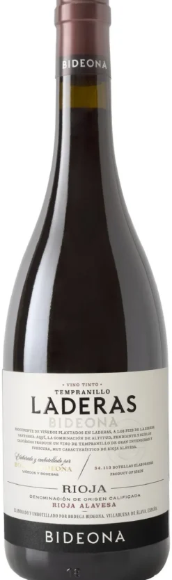 Bideona Laderas Tempranillo Rioja
