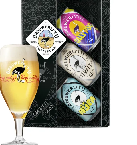Brouwerij 't IJ Cadeauverpakking met glas