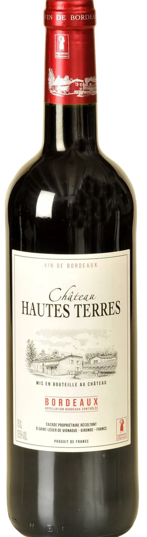 Château Hautes Terres Bordeaux Rouge