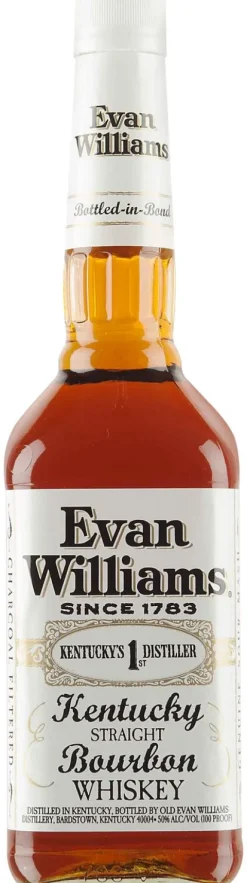 Evan Williams bourbon bottled in bond