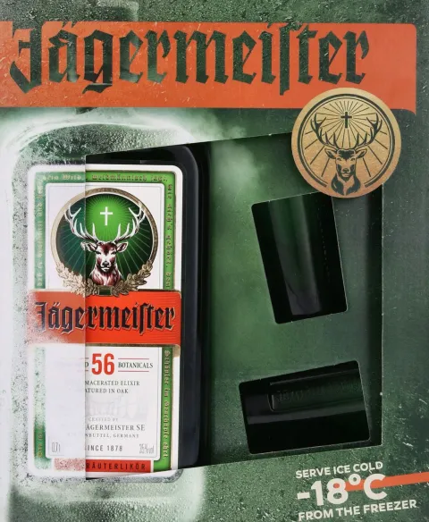Jägermeister met 2 Shotglazen