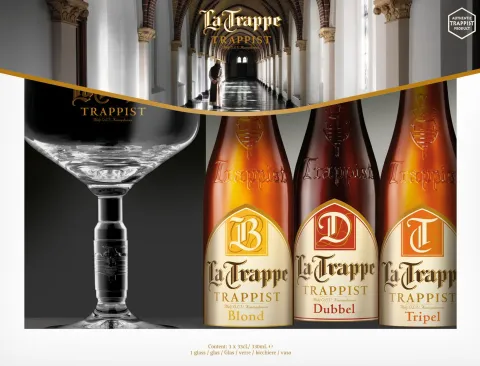 La Trappe Cadeaupakket met glas