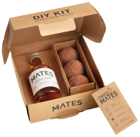 Mates Rum Cadeaupakket met chocoballs