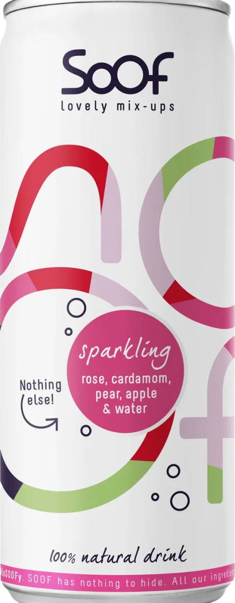 Soof Rose, Cardamom, Pear, Apple & Sparkling Water