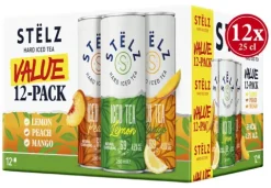 STËLZ Hard Iced Tea Mango, Lemon & Peach 12-pack