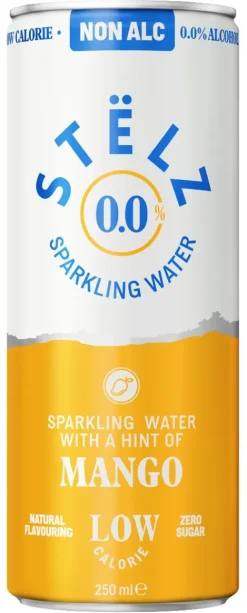 Stëlz Hard Seltzer Mango Alcoholvrij