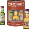 The World's Favourite Whiskies Cadeaupakket met 4 mini's